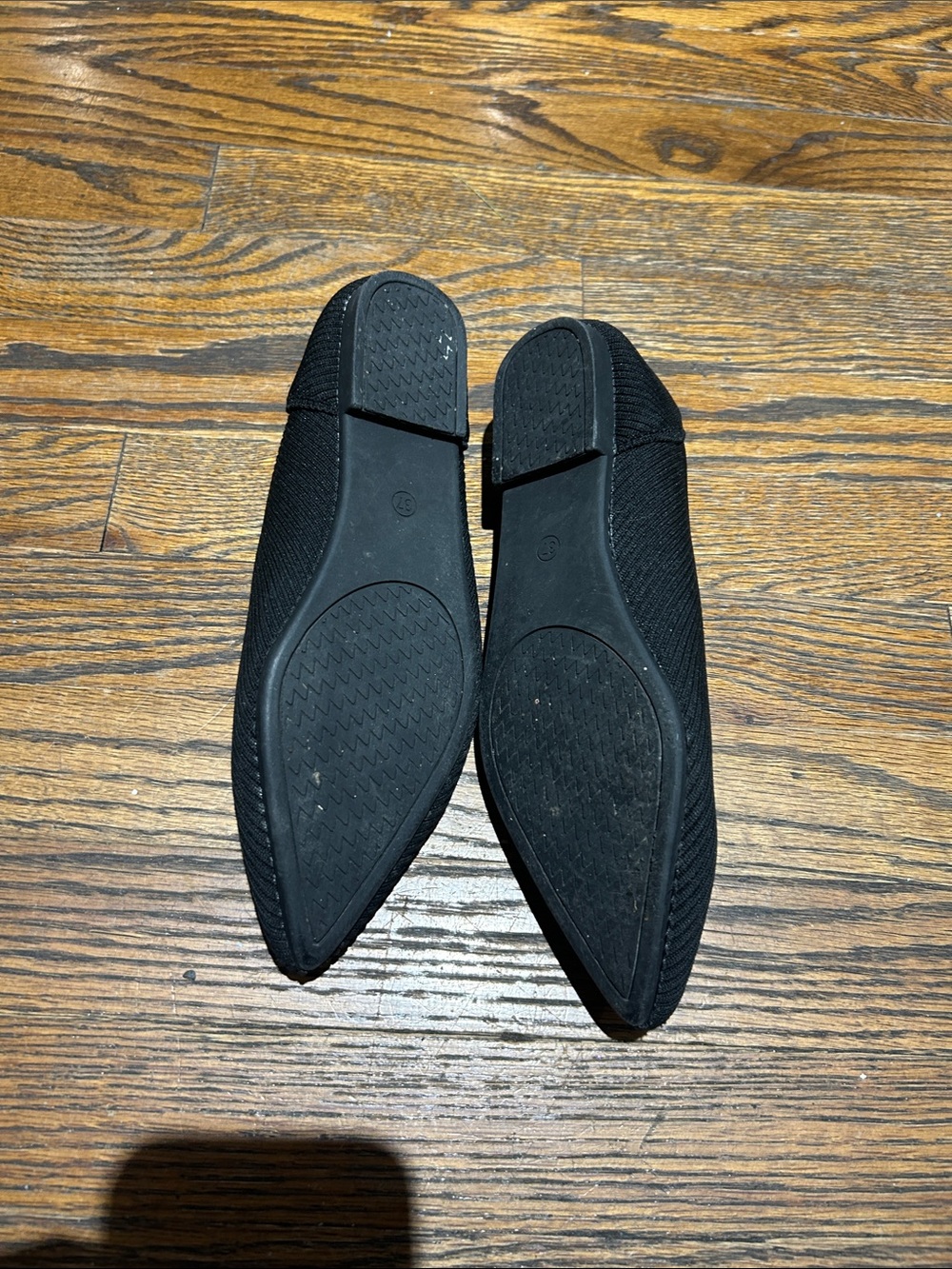 Like 6.5 Black Women's Pointed Toe Knit Flats - Picture 4 of 4